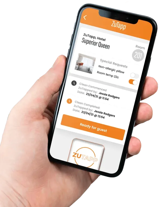 Phone using ZuTapp